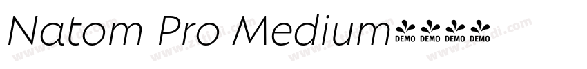 Natom Pro Medium字体转换